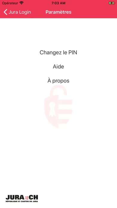 Ảnh chụp màn hình của Jura Login
