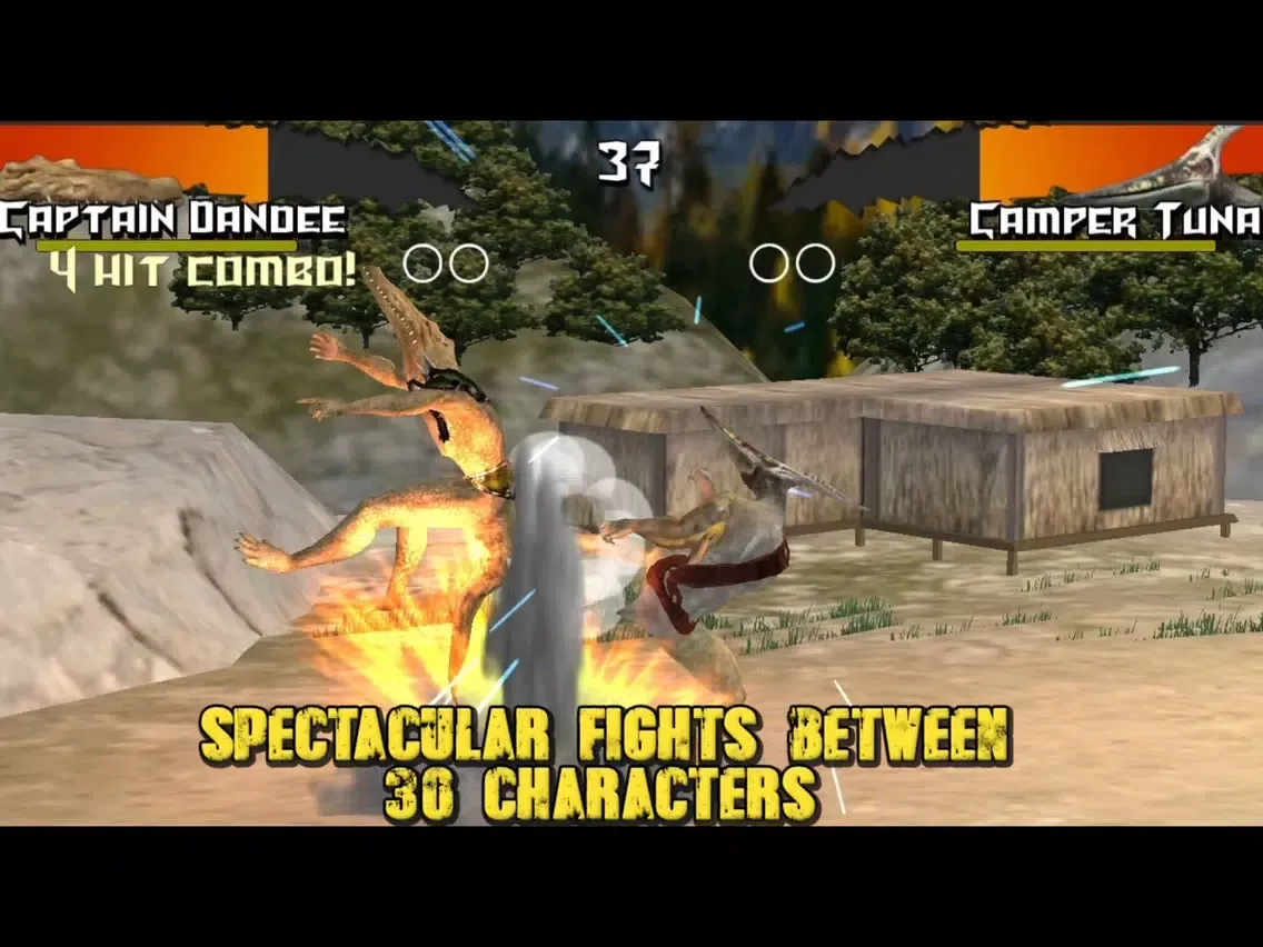 Screenshot di Dinosaurs Free Fighting Game iPad 