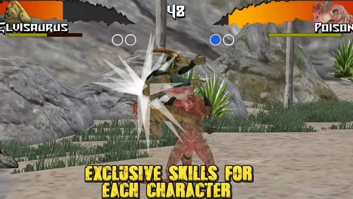 Screenshot di Dinosaurs Free Fighting Game