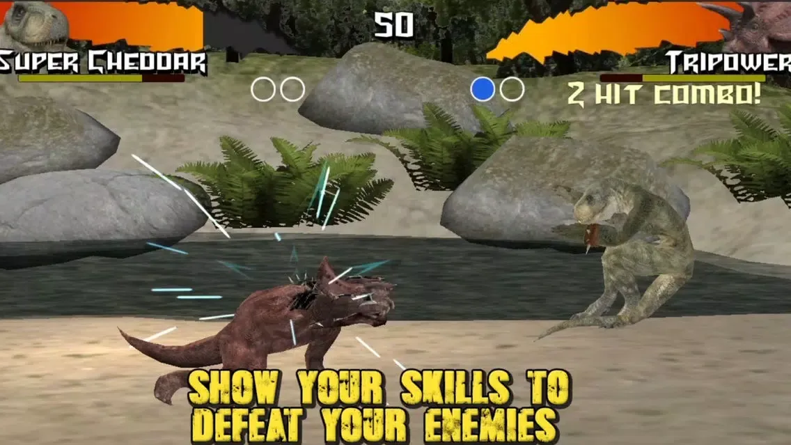 Screenshot di Dinosaurs Free Fighting Game