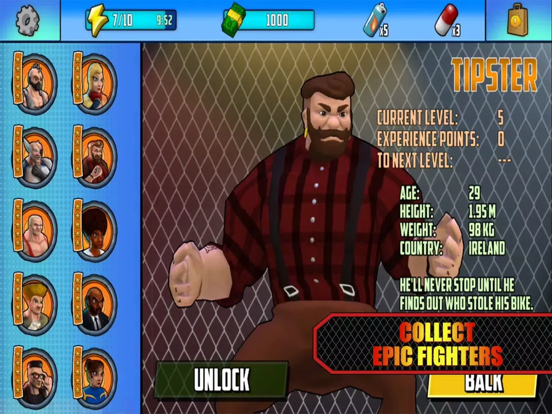 MMA Fighting Street Heroes iPad  Ekran Görüntüleri