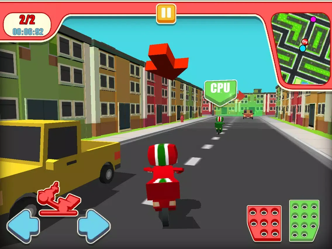 Скриншоты Moto Racing Pizza iPad 