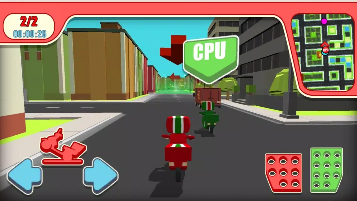 Скриншоты Moto Racing Pizza