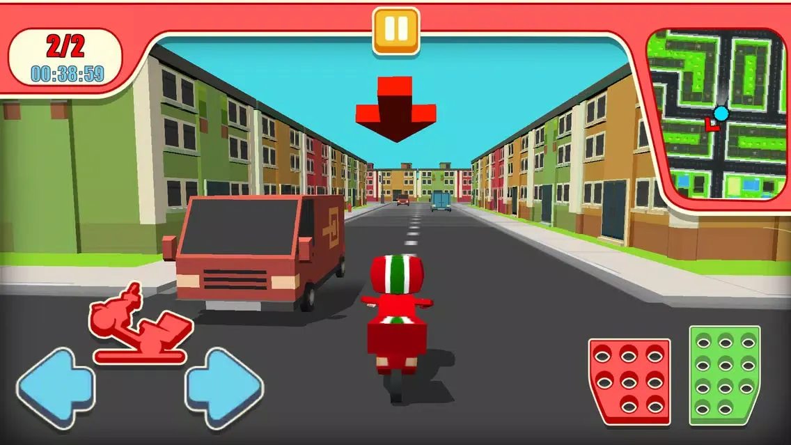 Скриншоты Moto Racing Pizza