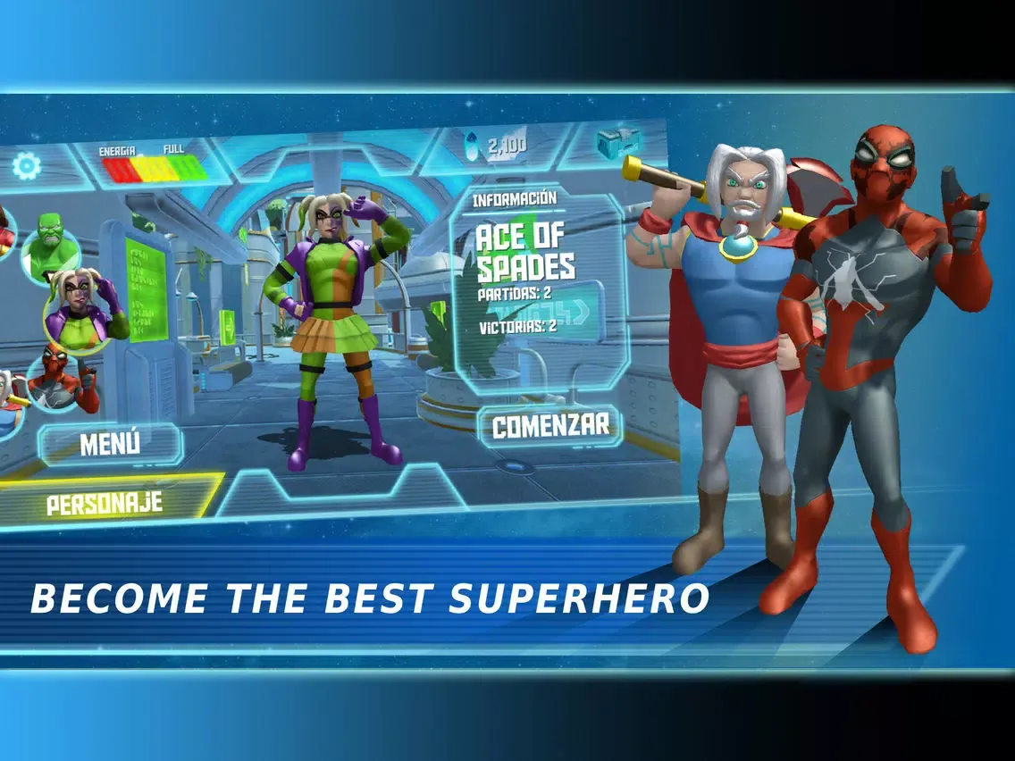 تصاویر Superheroes Music Fighting Games iPad 