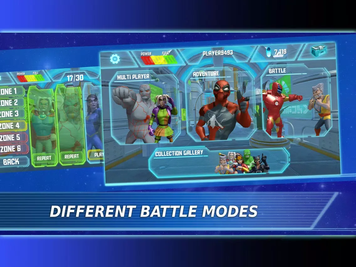 تصاویر Superheroes Music Fighting Games iPad 