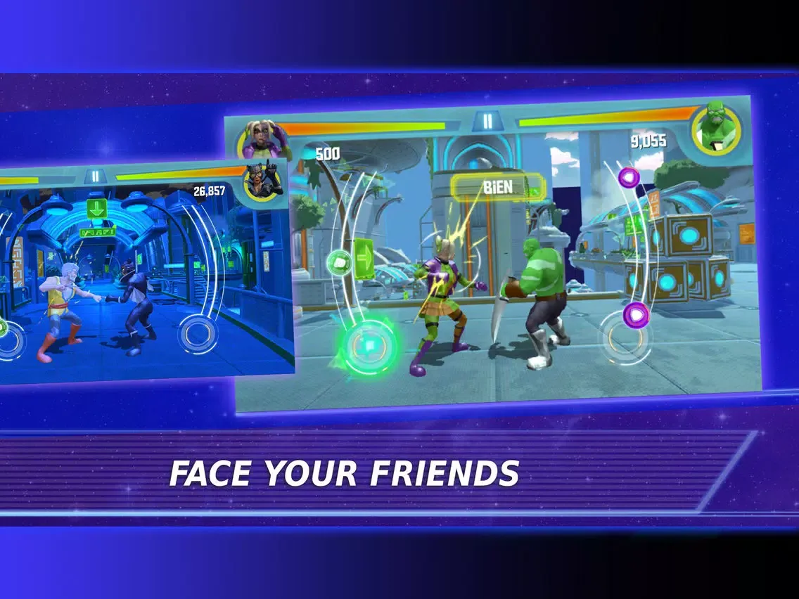 تصاویر Superheroes Music Fighting Games iPad 