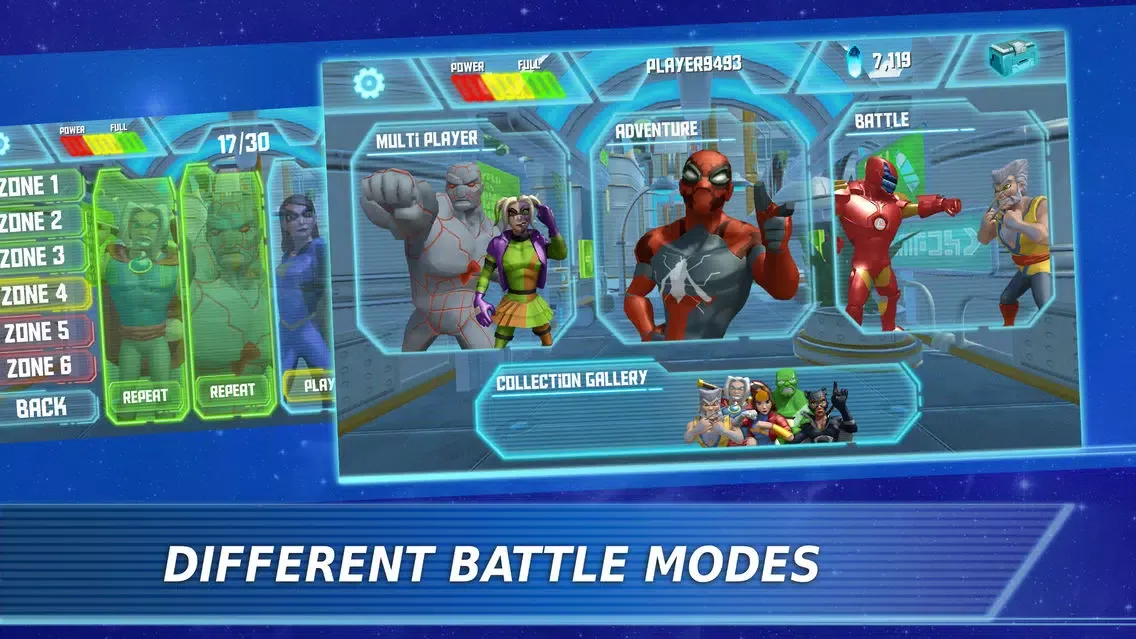 تصاویر Superheroes Music Fighting Games