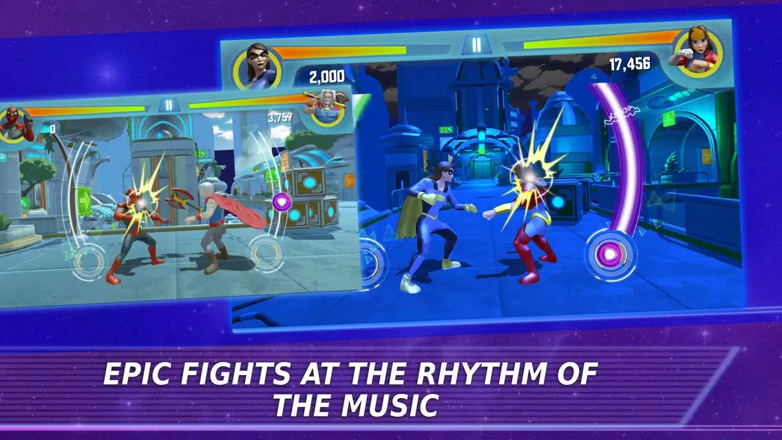 تصاویر Superheroes Music Fighting Games