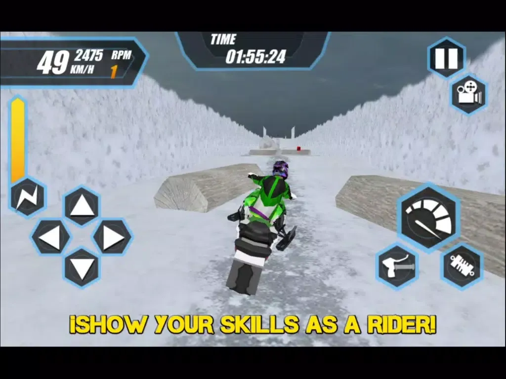Ảnh chụp màn hình của Snow Moto Racing 2015 iPad 