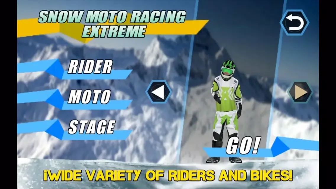 Ảnh chụp màn hình của Snow Moto Racing 2015