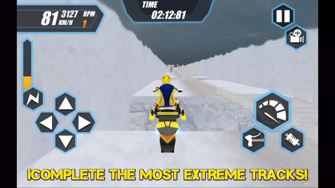 Ảnh chụp màn hình của Snow Moto Racing 2015