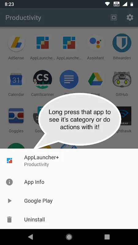 AppLauncher+ Screenshots
