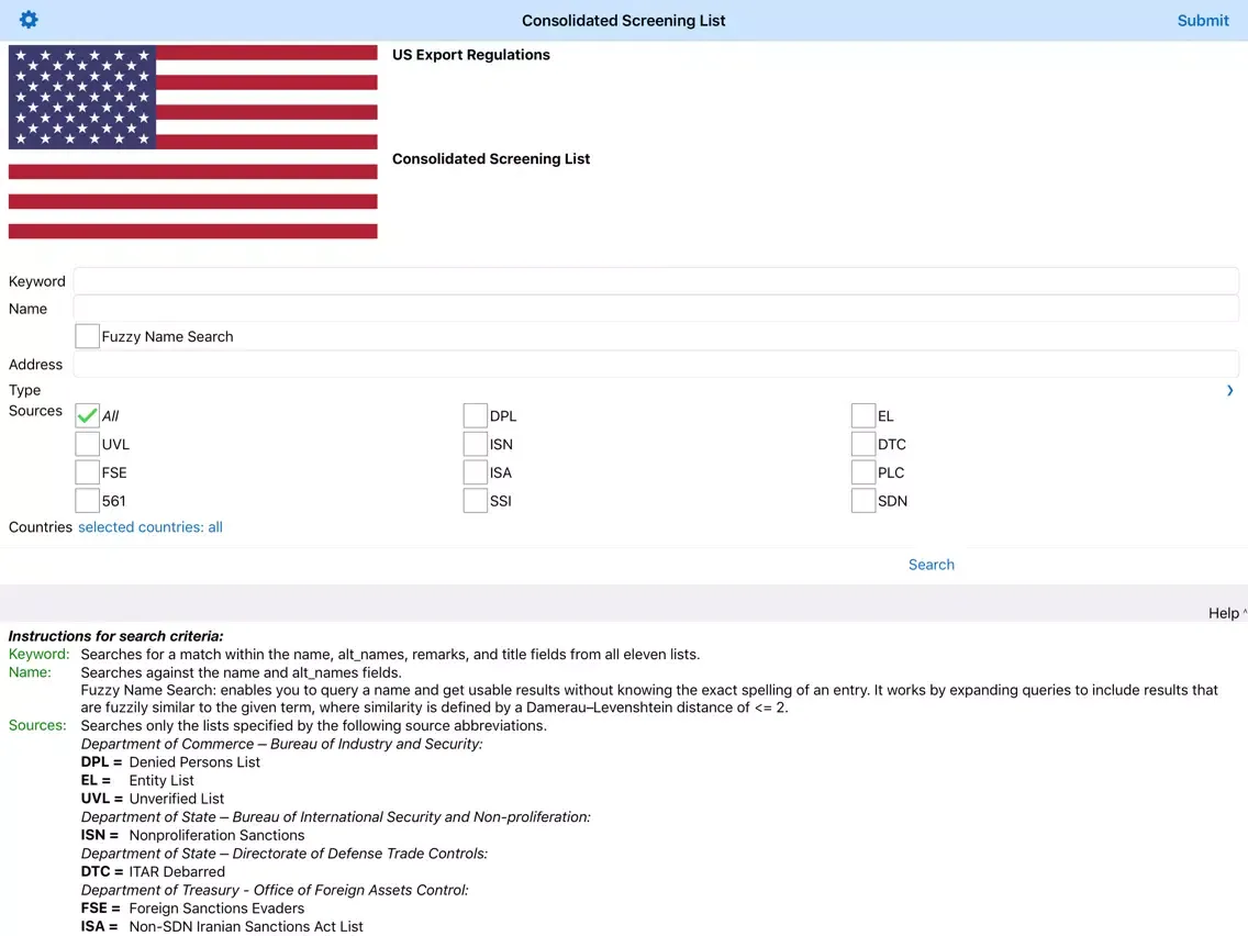 تصاویر Export Screening List iPad 