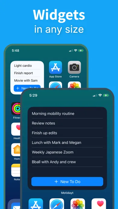 Motidayt: Tasks, Habits, Goals স্ক্রিনশট