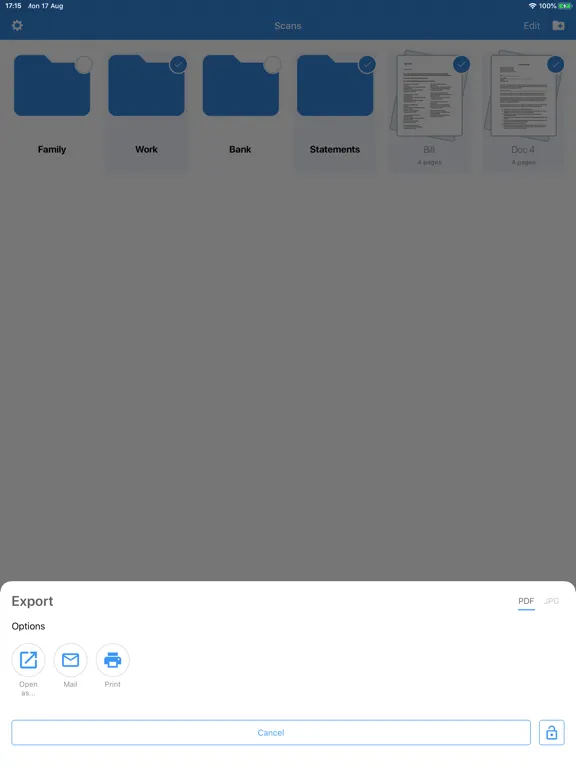 Capturas de pantalla de Scanner: Scan Documents· iPad 