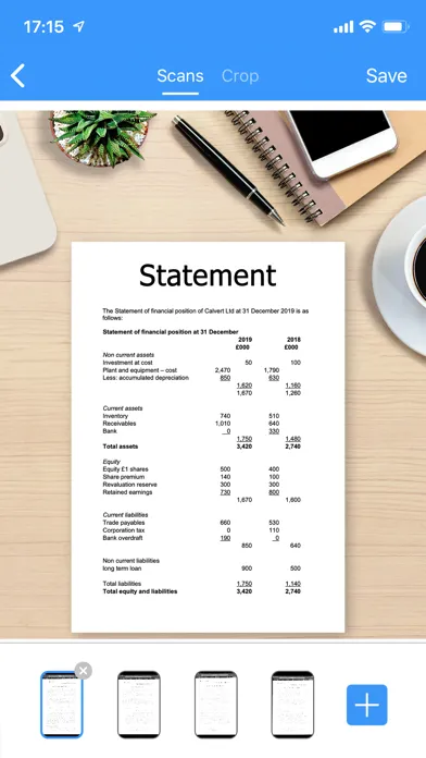 Capturas de pantalla de Scanner: Scan Documents·
