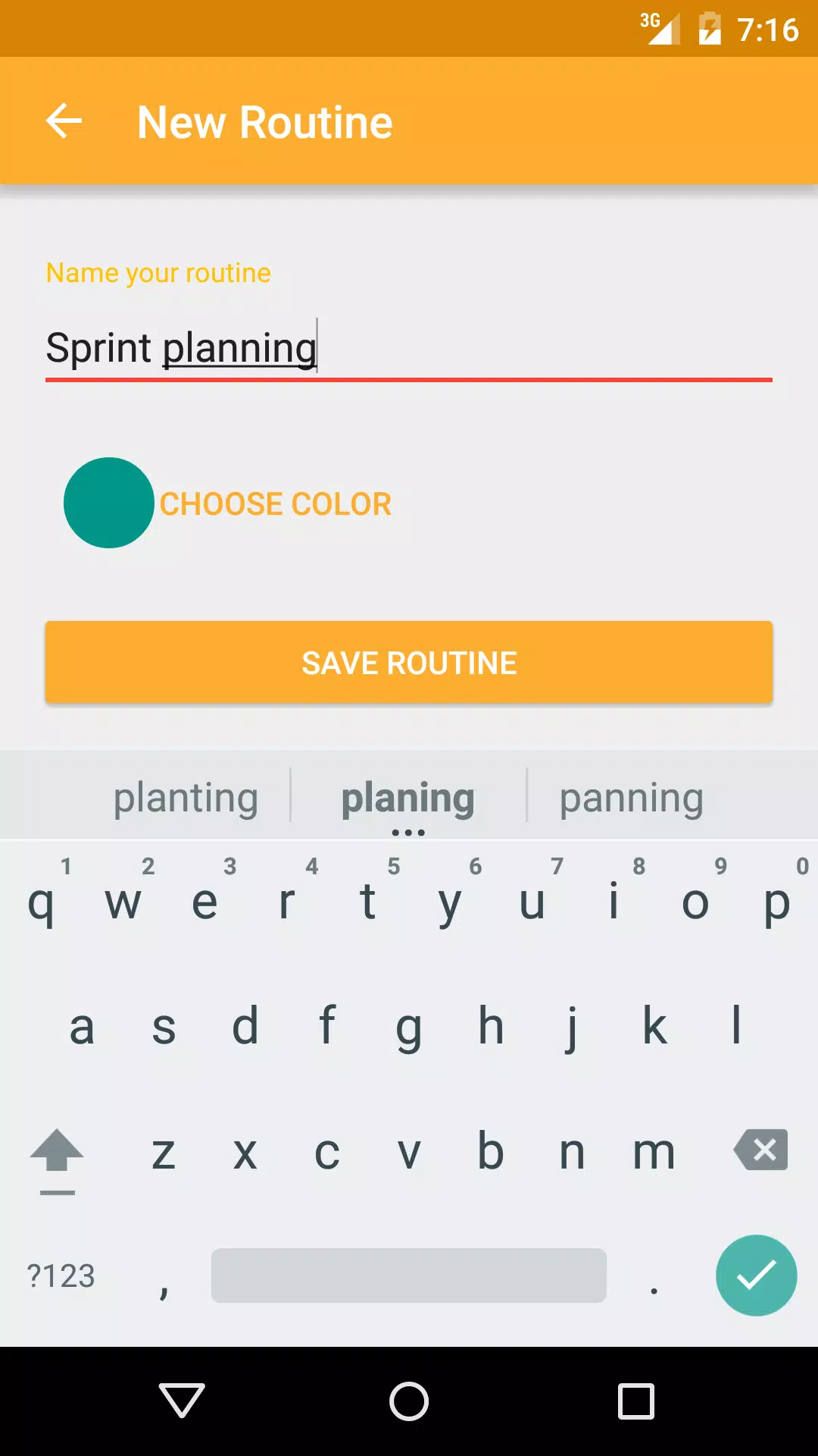 ภาพหน้าจอของ Routines Plus