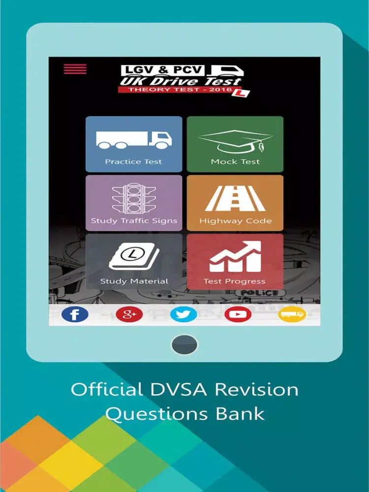 تصاویر LGV & PCV Theory Test 2017 UK - UK Drive Test iPad 