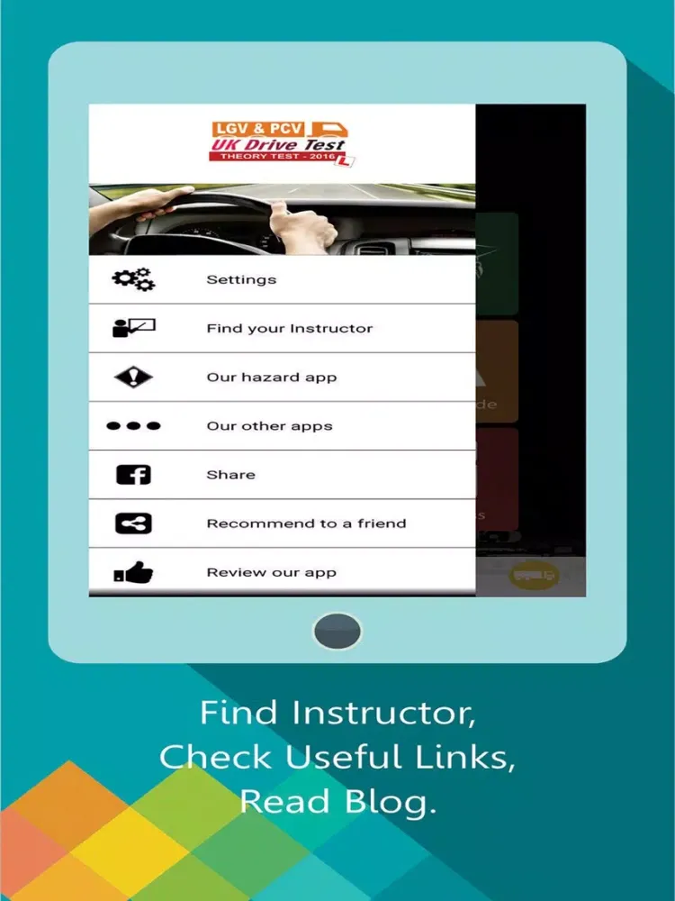 تصاویر LGV & PCV Theory Test 2017 UK - UK Drive Test iPad 