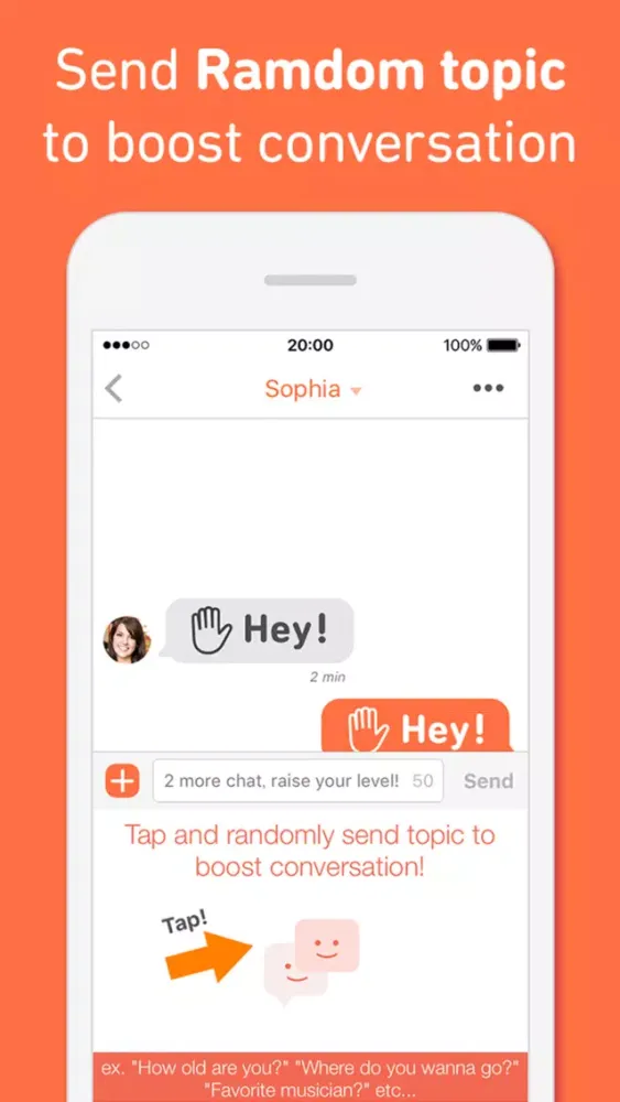 Chatting with international friends -Hit Me Up!- Chat,Meet New people, Foreigners, Stranger স্ক্রিনশট