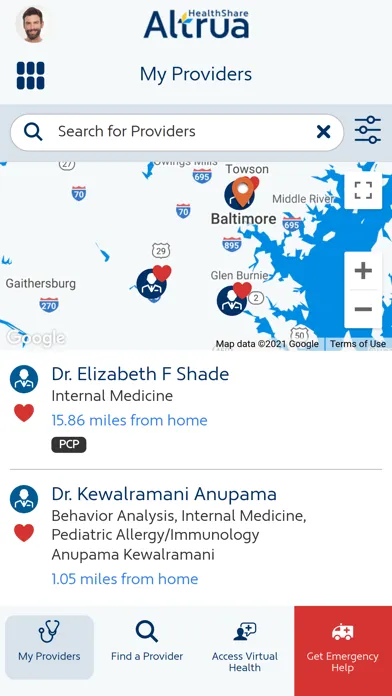 Altrua HealthShare سکرین شاٹس