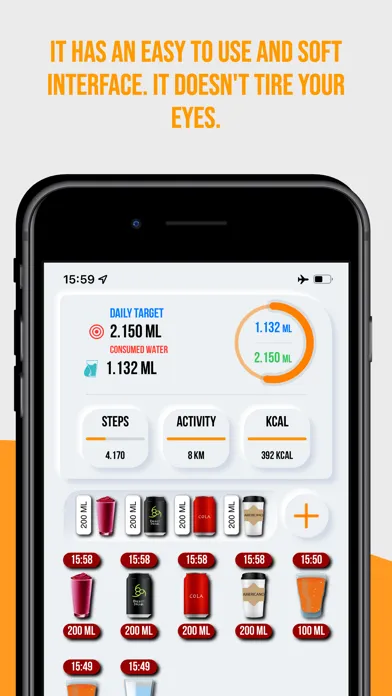 Captures d'écran de Water Reminder-Steps&Activity