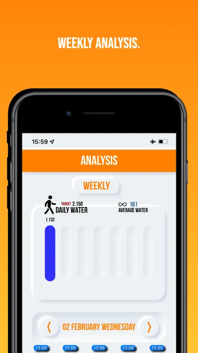 Captures d'écran de Water Reminder-Steps&Activity