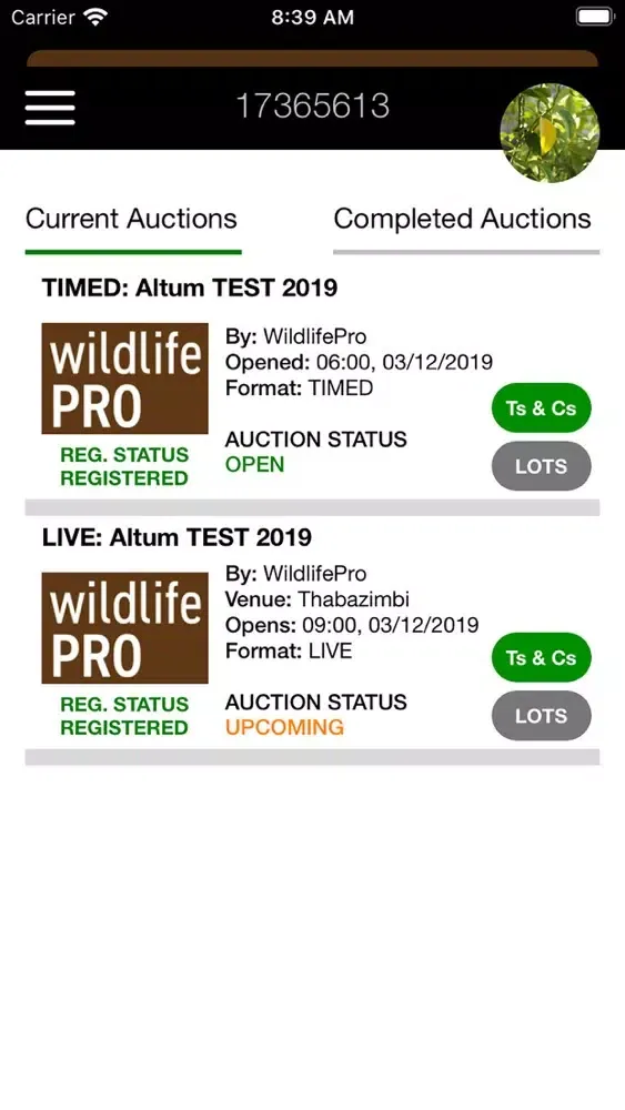WildlifePro Ekran Görüntüleri