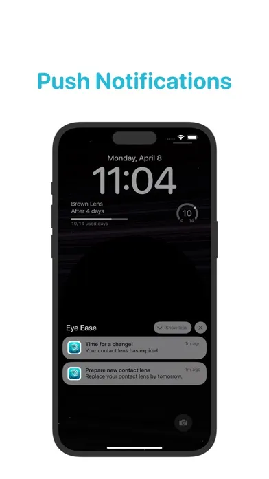 EyeEase - Contact Lens Tracker Screenshots