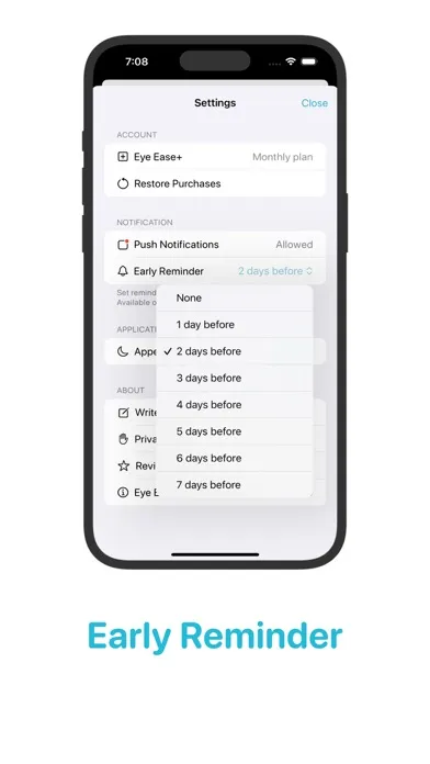 EyeEase - Contact Lens Tracker Screenshots
