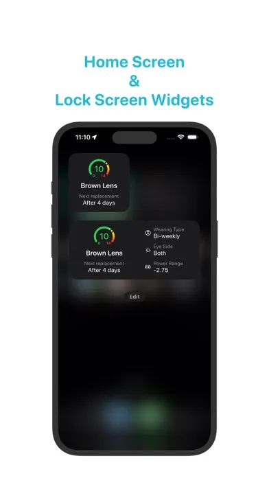 EyeEase - Contact Lens Tracker Screenshots