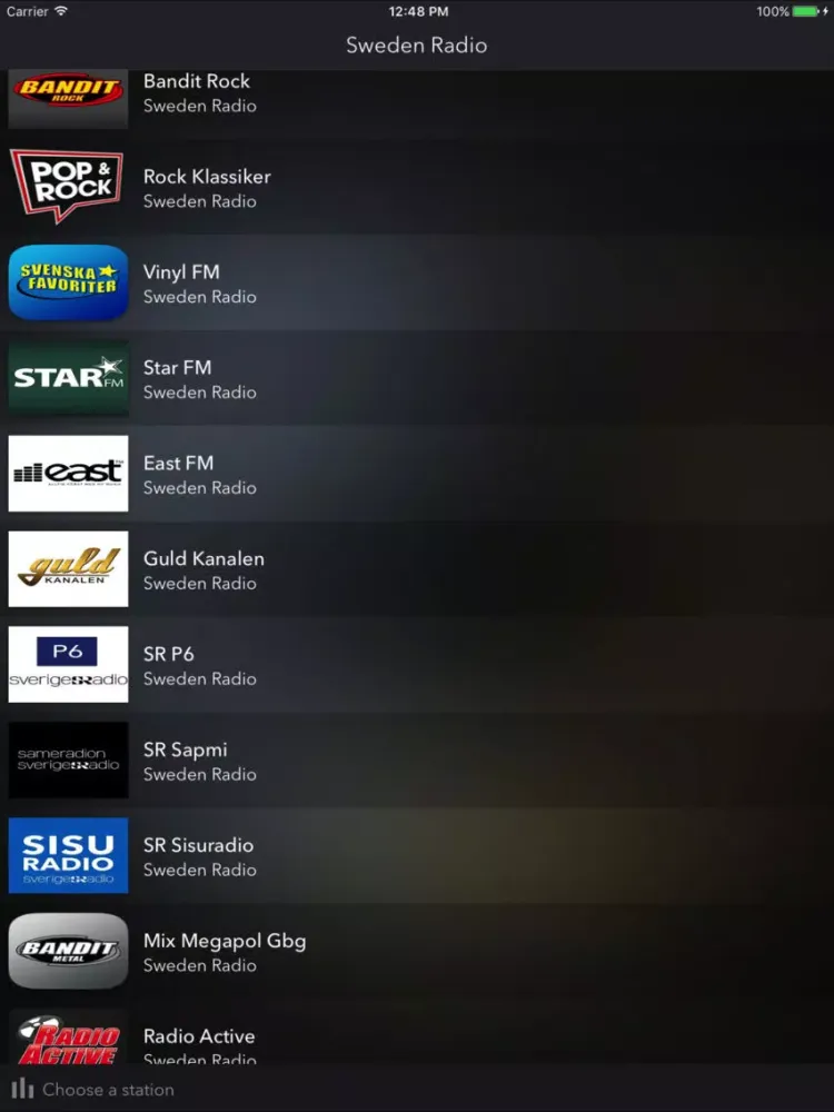 Sweden Radion - Best Radio iPad  স্ক্রিনশট