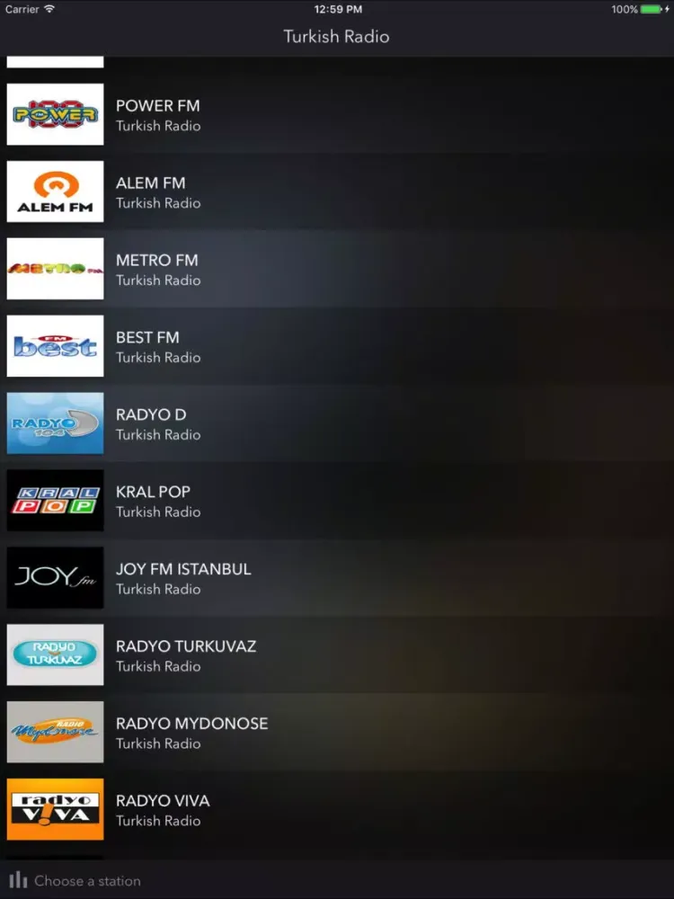Radyo Turkiye - Turkish Radio iPad  سکرین شاٹس