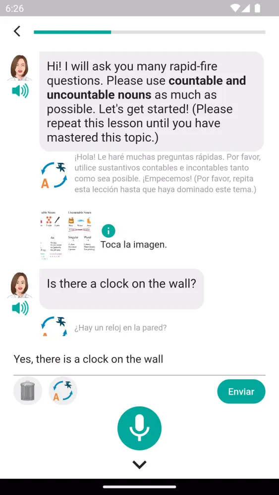 Captures d'écran de ALULA - the AI English Tutor