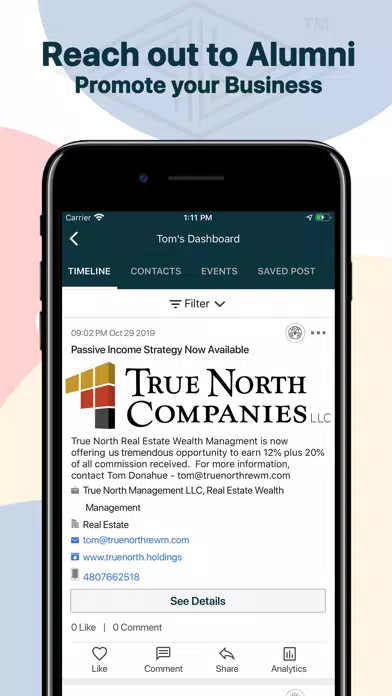 Alumni - Northwestern Univ. Screenshots