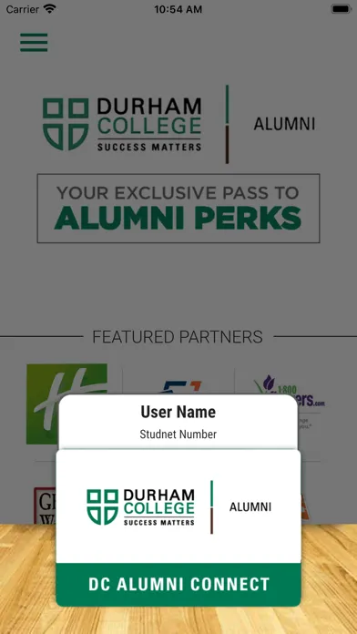 DC Alumni Connect スクリーンショット