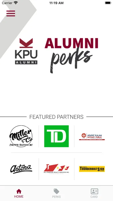 KPU Alumni Perks应用截图