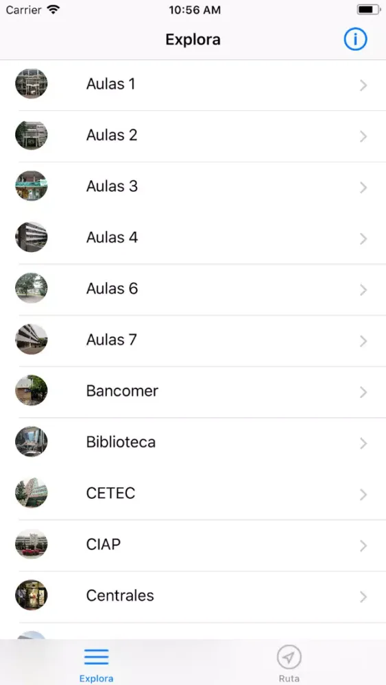 Tangkapan layar ITC_MTY: ExploraTec