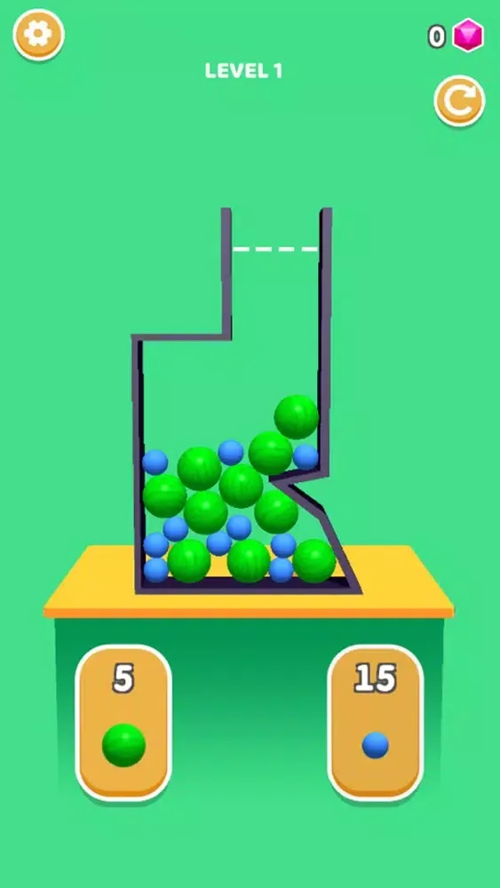 ภาพหน้าจอของ Fit and Fill 3D