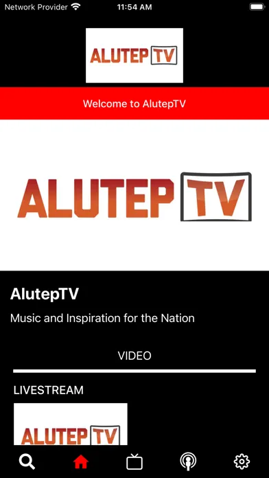 Tangkapan skrin AlutepTV