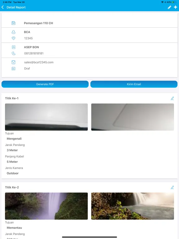 Alva Survey iPad  Ekran Görüntüleri