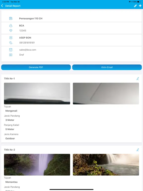 Alva Survey iPad  Ekran Görüntüleri