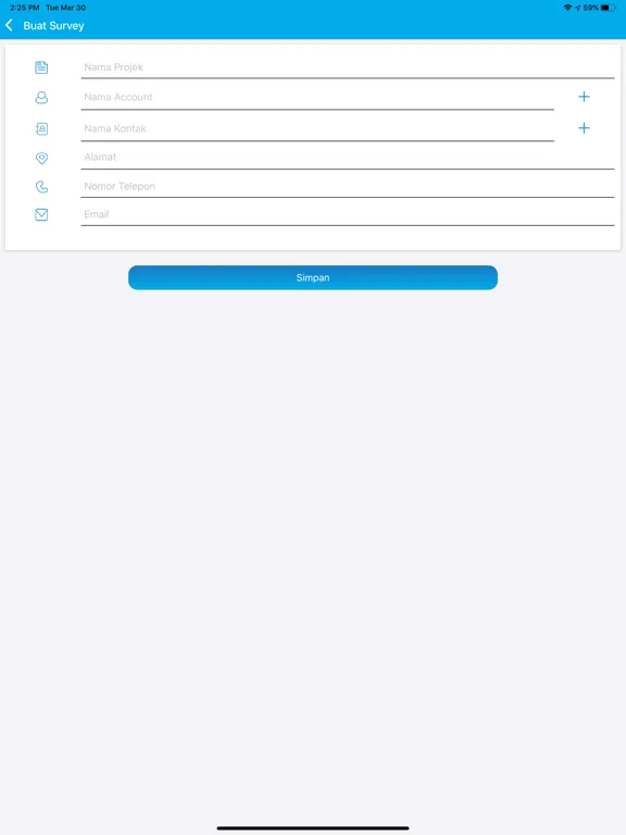 Alva Survey iPad  Ekran Görüntüleri