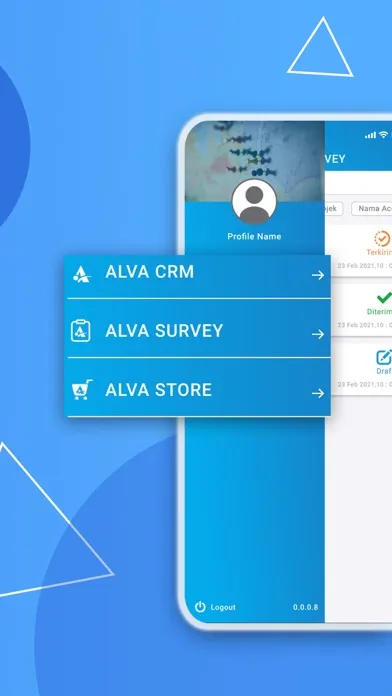 Alva Survey Ekran Görüntüleri
