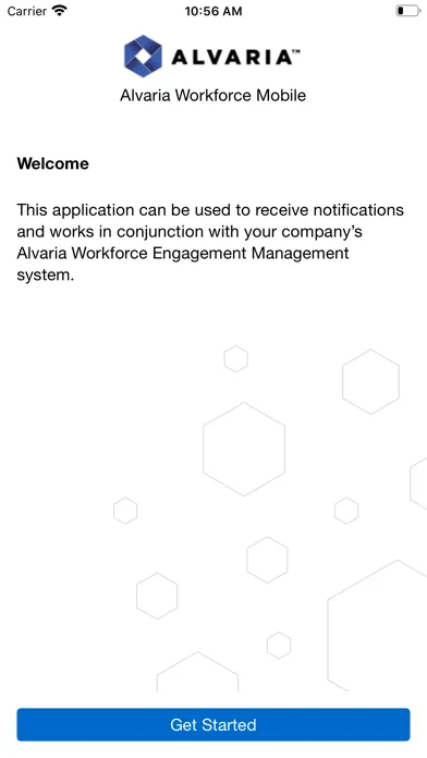 Ảnh chụp màn hình của Alvaria Workforce Mobile