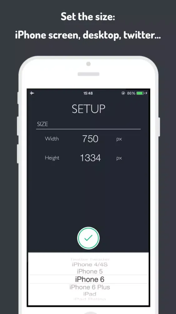 Tangkapan layar Background Maker: Generate your perfect wallpaper in HD