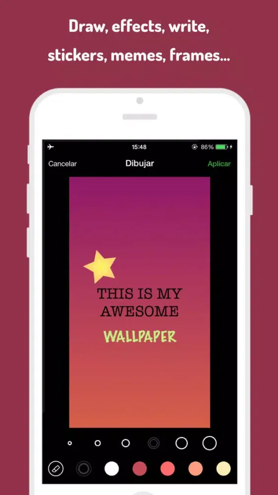 Tangkapan layar Background Maker: Generate your perfect wallpaper in HD