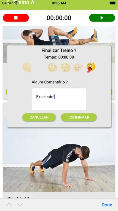 Capturas de tela do Ramos Coach
