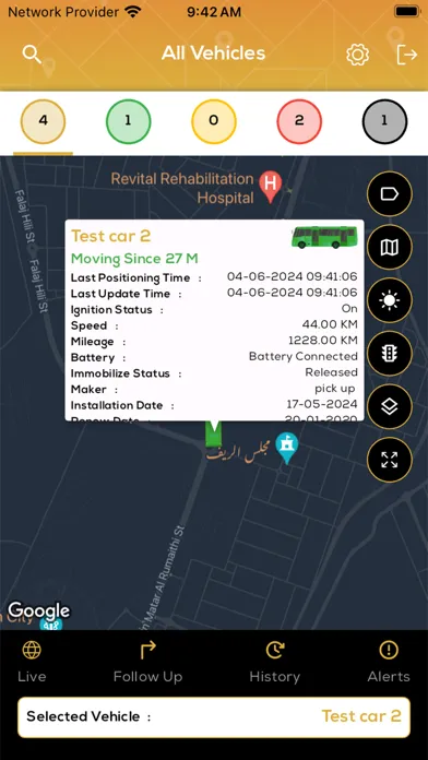 Tangkapan skrin Al Waha GPS